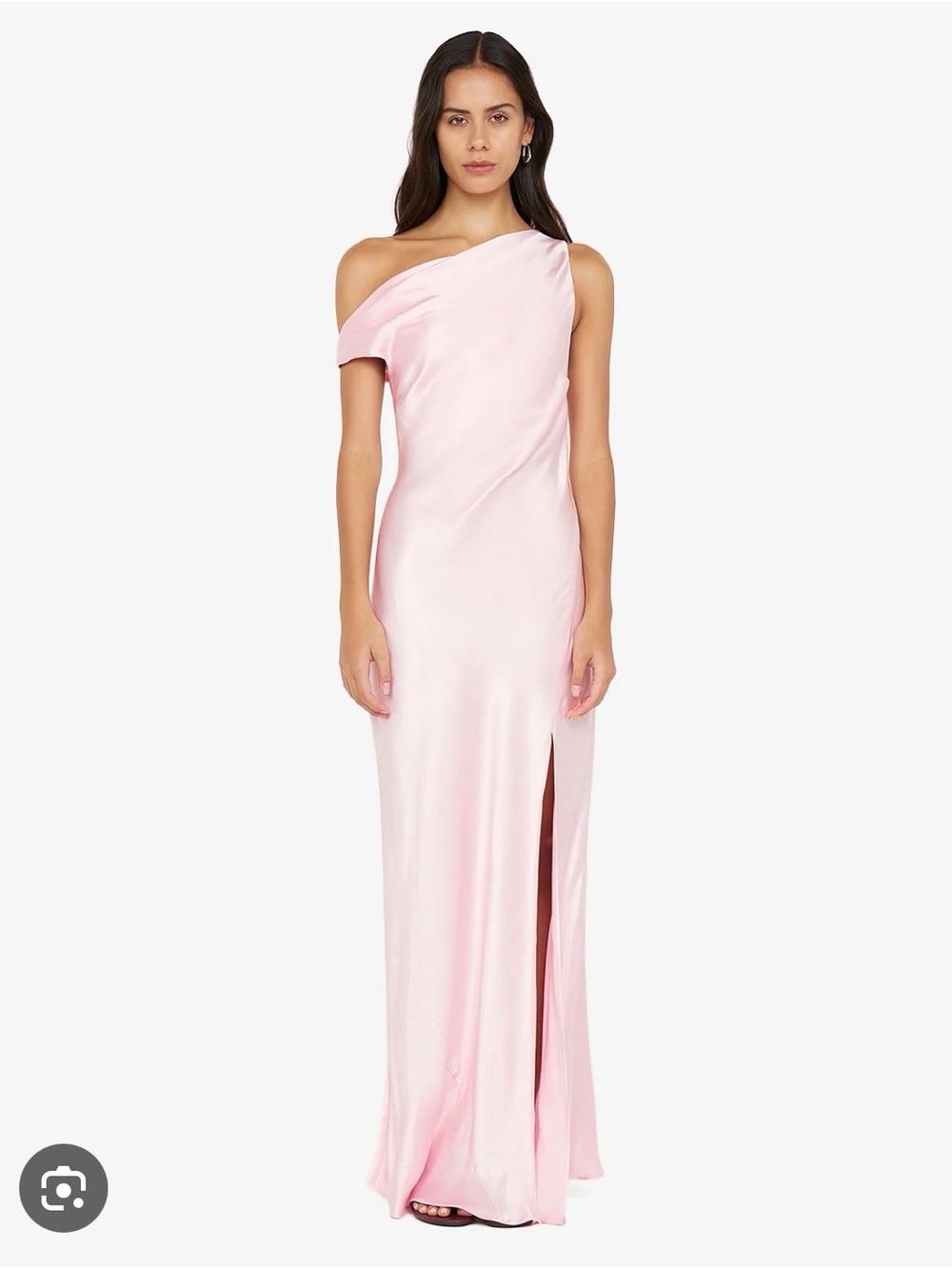 Bec and Bridge // sol asym dress in powder pink